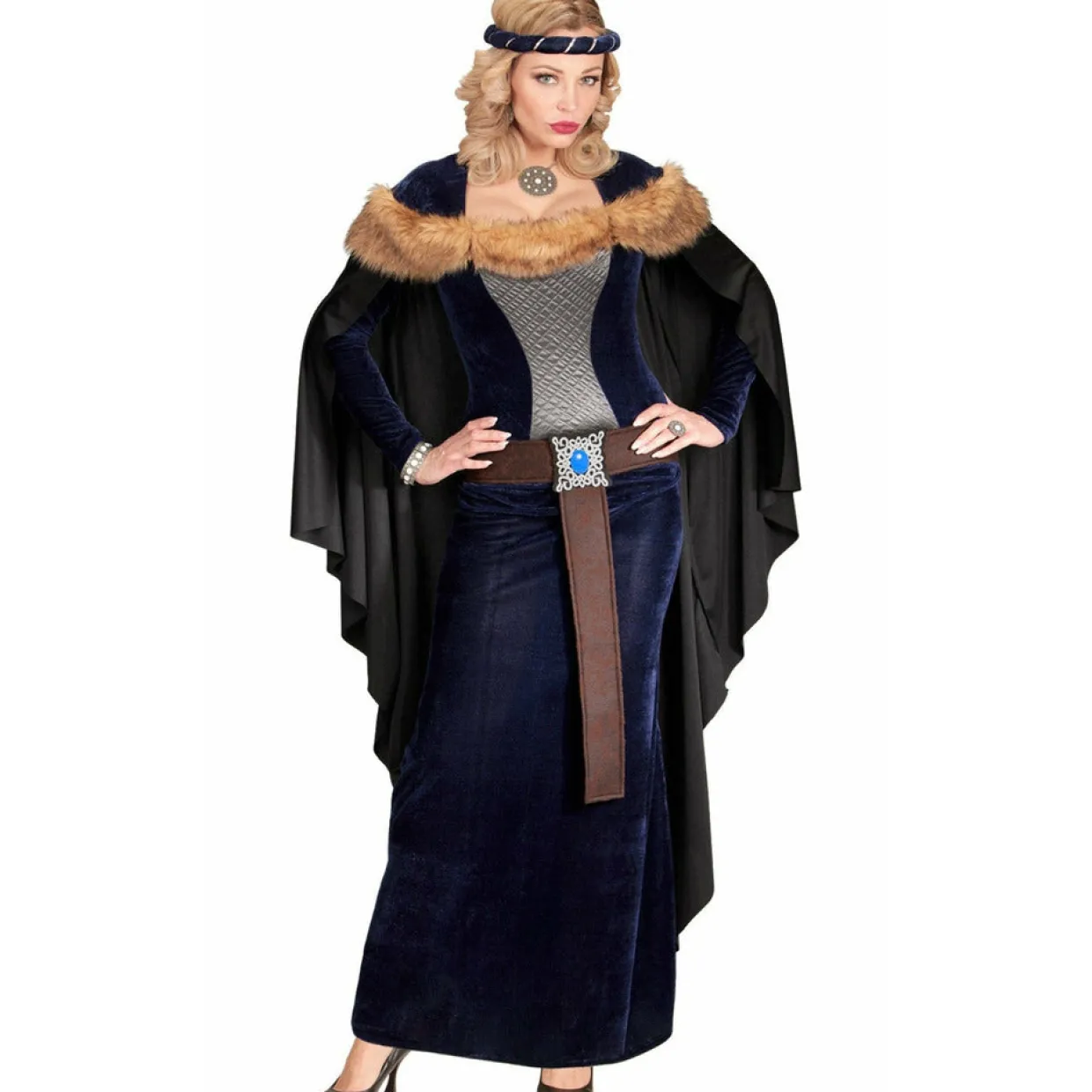Disfraz de Princesa Medieval Capa para mujer