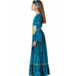 Disfraz de Princesa Medieval Mérida para niña