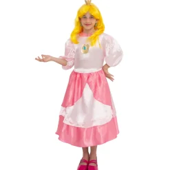 Disfraz de Princesa Peach para niña