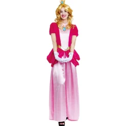 Disfraz de Princesa Peach Rosa para mujer