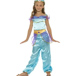 Disfraz de Princesa Árabe Azul para niña