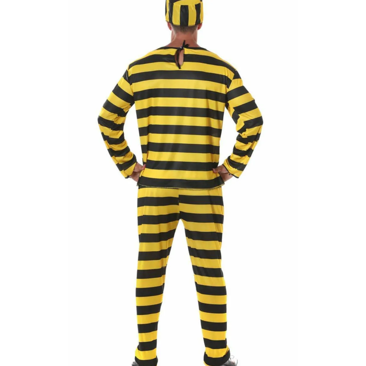 Disfraz de Prisionero Amarillo para adulto