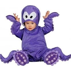 Disfraz de Pulpo Violeta bebé