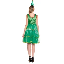 Disfraz de Árbol Navidad Verde para mujer