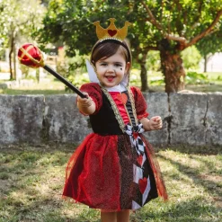 Disfraz de Reina Corazones Tul para niña