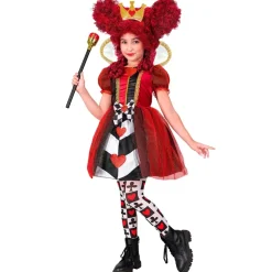 Disfraz de Reina Corazones Tul para niña