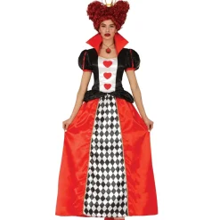Disfraz de Reina de Corazones Real para mujer