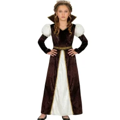 Disfraz de Reina Medieval Alejandra para niña