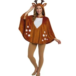 Disfraz de Reno Poncho para adulto
