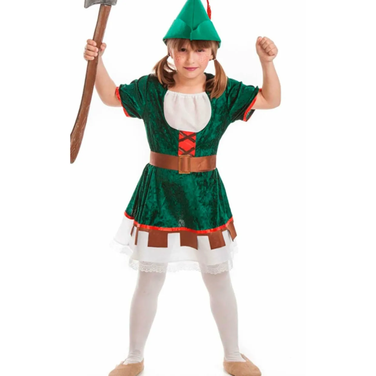 Disfraz de Robin Hood Vestido para niña