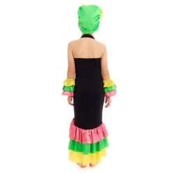 Disfraz de Rumbera Colorida para niña