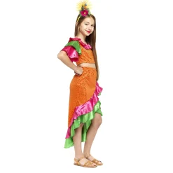 Disfraz de Rumbera Samba para niña