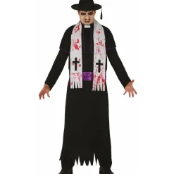 Disfraz de Sacerdote Zombie para hombre