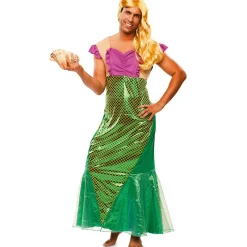 Disfraz de Sirena Verde para hombre