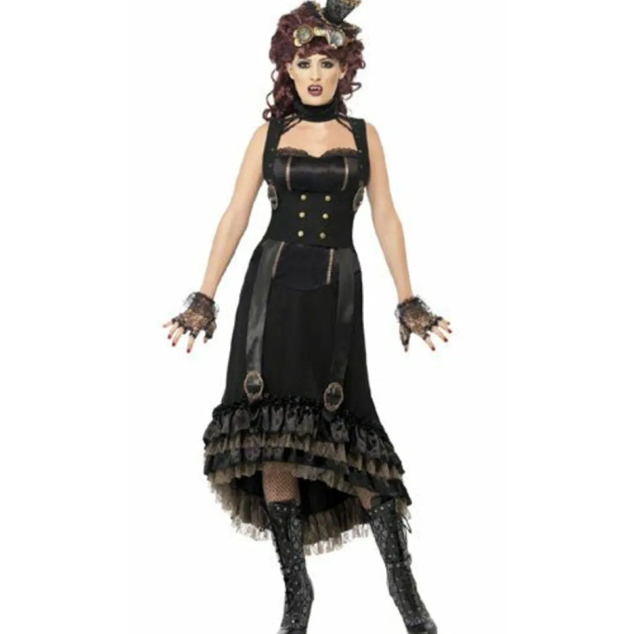 Disfraz de Steampunk Cabaret para mujer