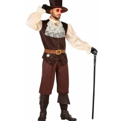 Disfraz de Steampunk Marrón para hombre