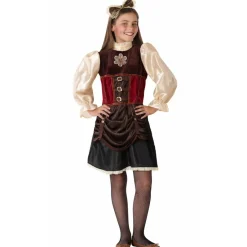 Disfraz de Steampunk Marrón para niña
