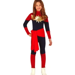 Disfraz de Superheroína Capitana para niña