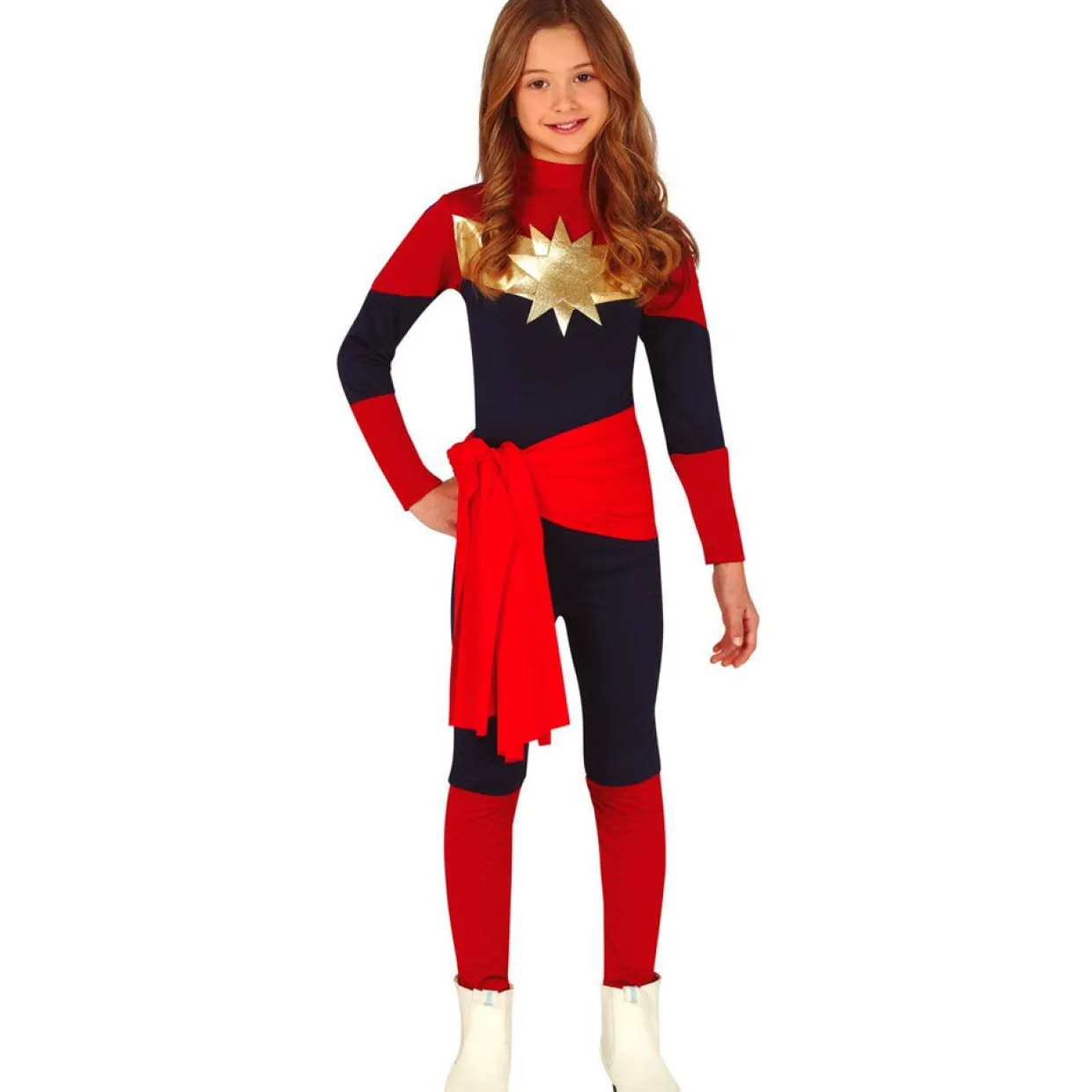 Disfraz de Superheroína Capitana para niña