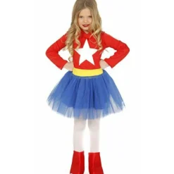 Disfraz de Superheroína Estrella para niña