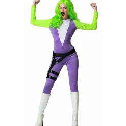Disfraz de Superheroína Verde para mujer