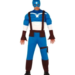 Disfraz de Superhéroe Capitán para hombre
