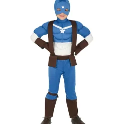 Disfraz de Superhéroe Capitán para niño
