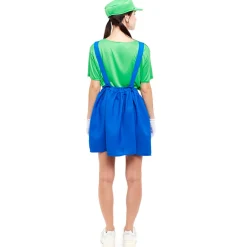 Disfraz de Super Luigi Gorra para mujer