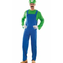 Disfraz de Super Luigi Verde para hombre
