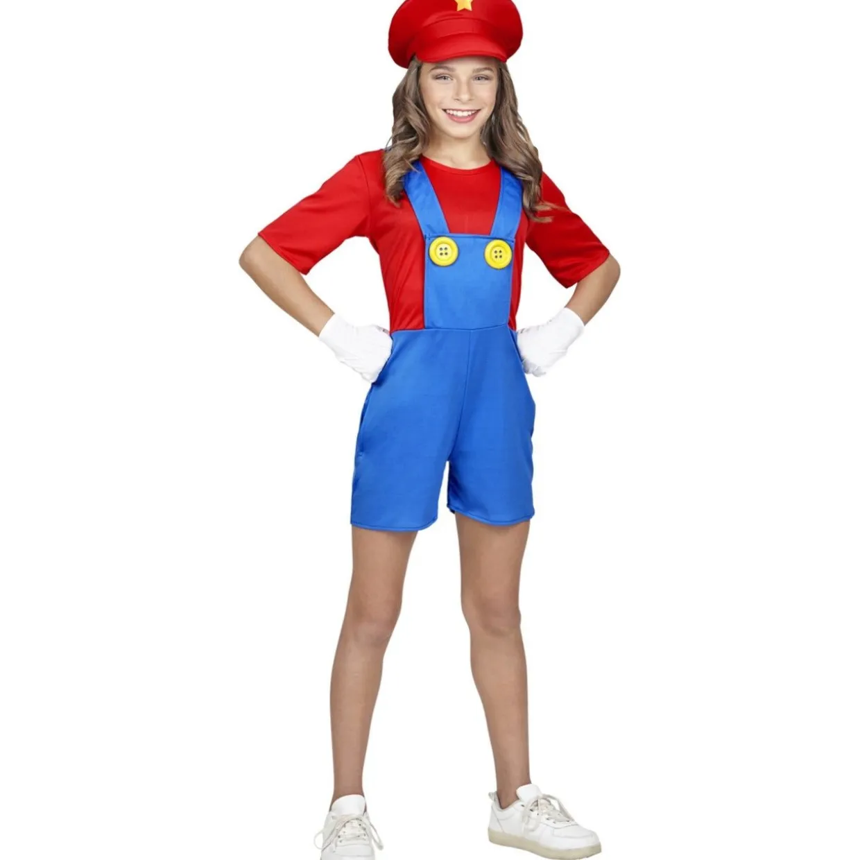 Disfraz de Super Mario Videojuego para niña