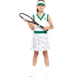 Disfraz de Tenista Retro para niña