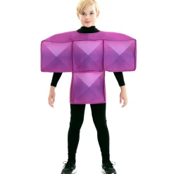 Disfraz de Tetris Morado Infantil