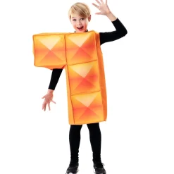Disfraz de Tetris Naranja Infantil