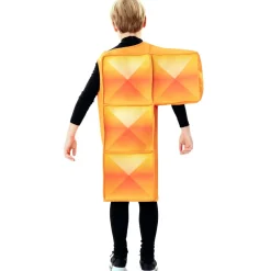 Disfraz de Tetris Naranja Infantil