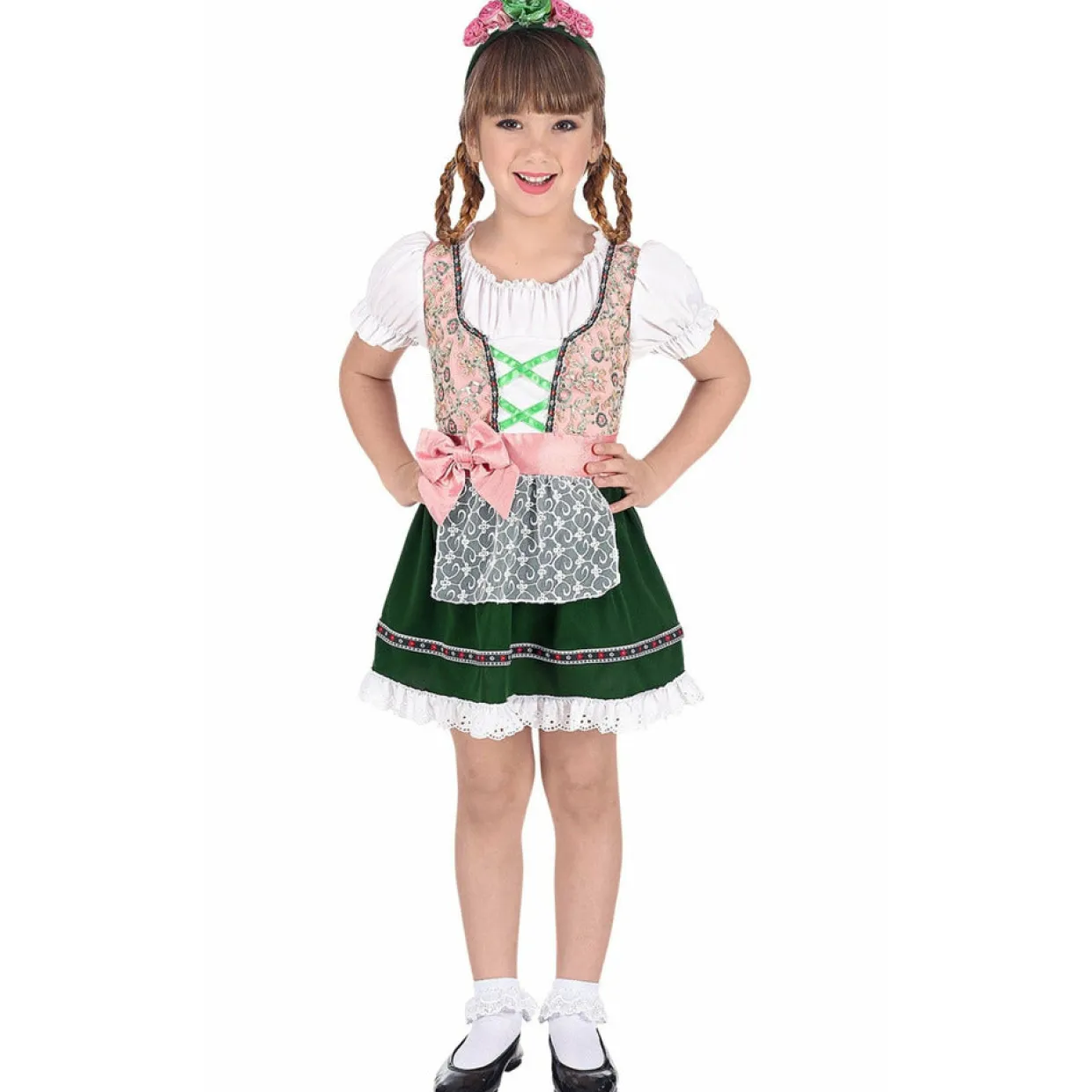 Disfraz de Tirolesa Karen para niña
