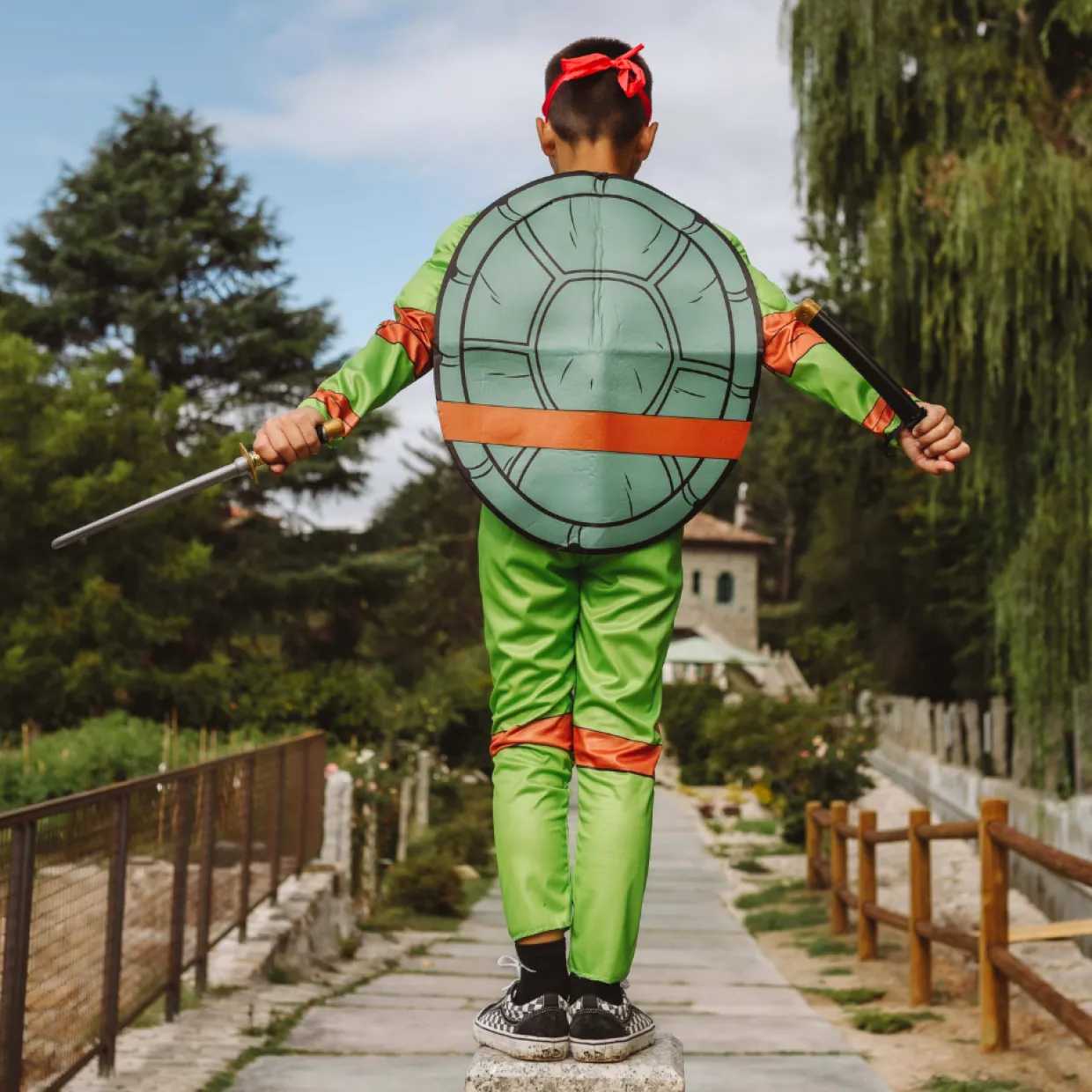 Disfraz de Tortuga Ninja™ Deluxe para niño