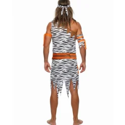Disfraz de Troglodita Cebra para hombre
