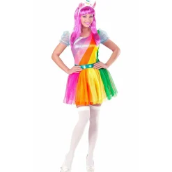 Disfraz de Unicornio Arcoíris para mujer