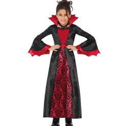 Disfraz de Vampiresa Burdeos para niña
