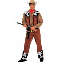 Disfraz de Vaquero Serraje para hombre