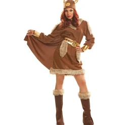 Disfraz de Vikinga Halldora para mujer