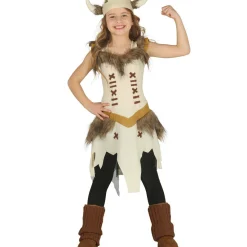 Disfraz de Vikinga Nórdica para niña