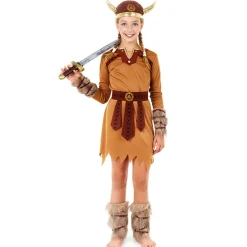 Disfraz de Vikinga Triqueta para niña