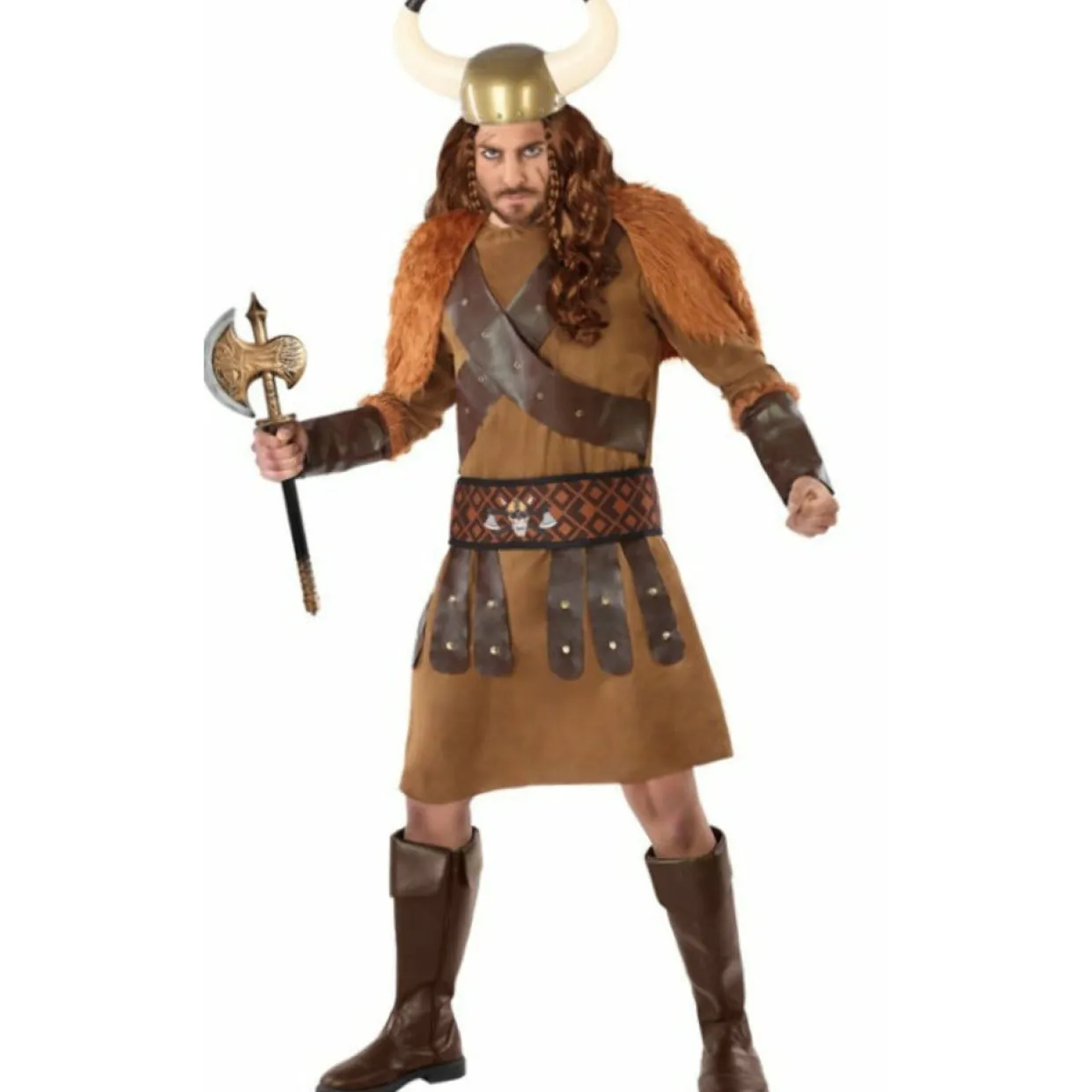 Disfraz de Vikingo Calavera para hombre