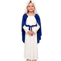 Disfraz de Virgen María Bicolor para niña