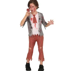 Disfraz de Zombie Colegial para niño