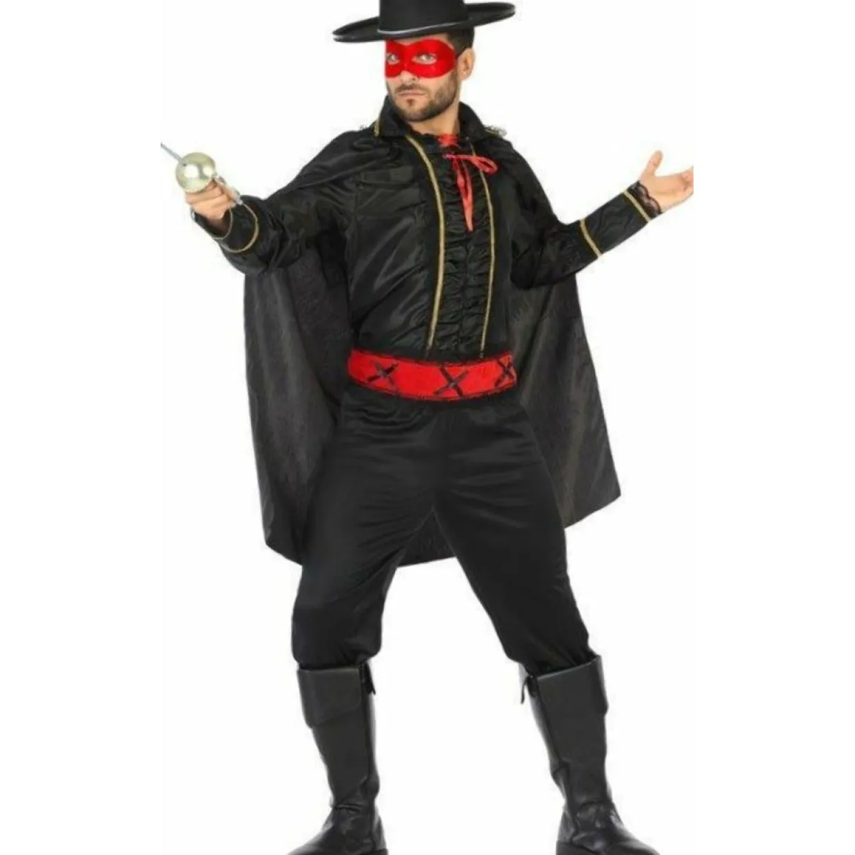 Disfraz de Zorro Enmascarado para hombre