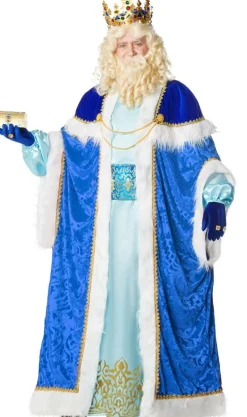 Disfraz en pareja de Rey Mago Melchor y Paje Extra