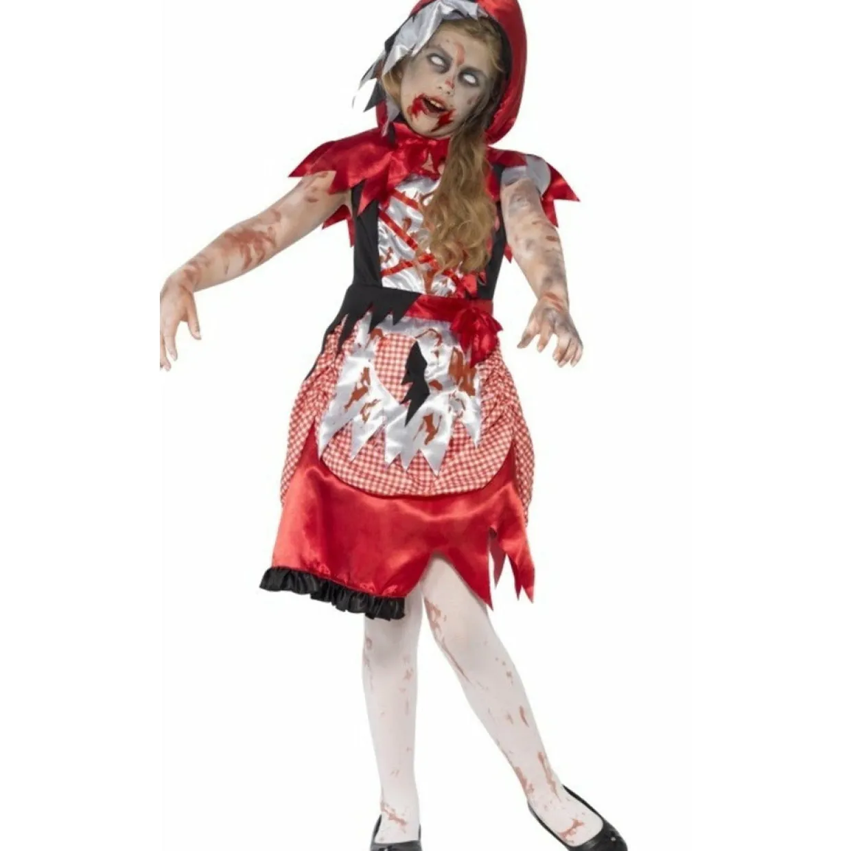 Disfraz Zombie de Caperucita para niña