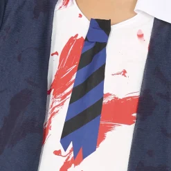 Disfraz Zombie de Colegial Azul para niño
